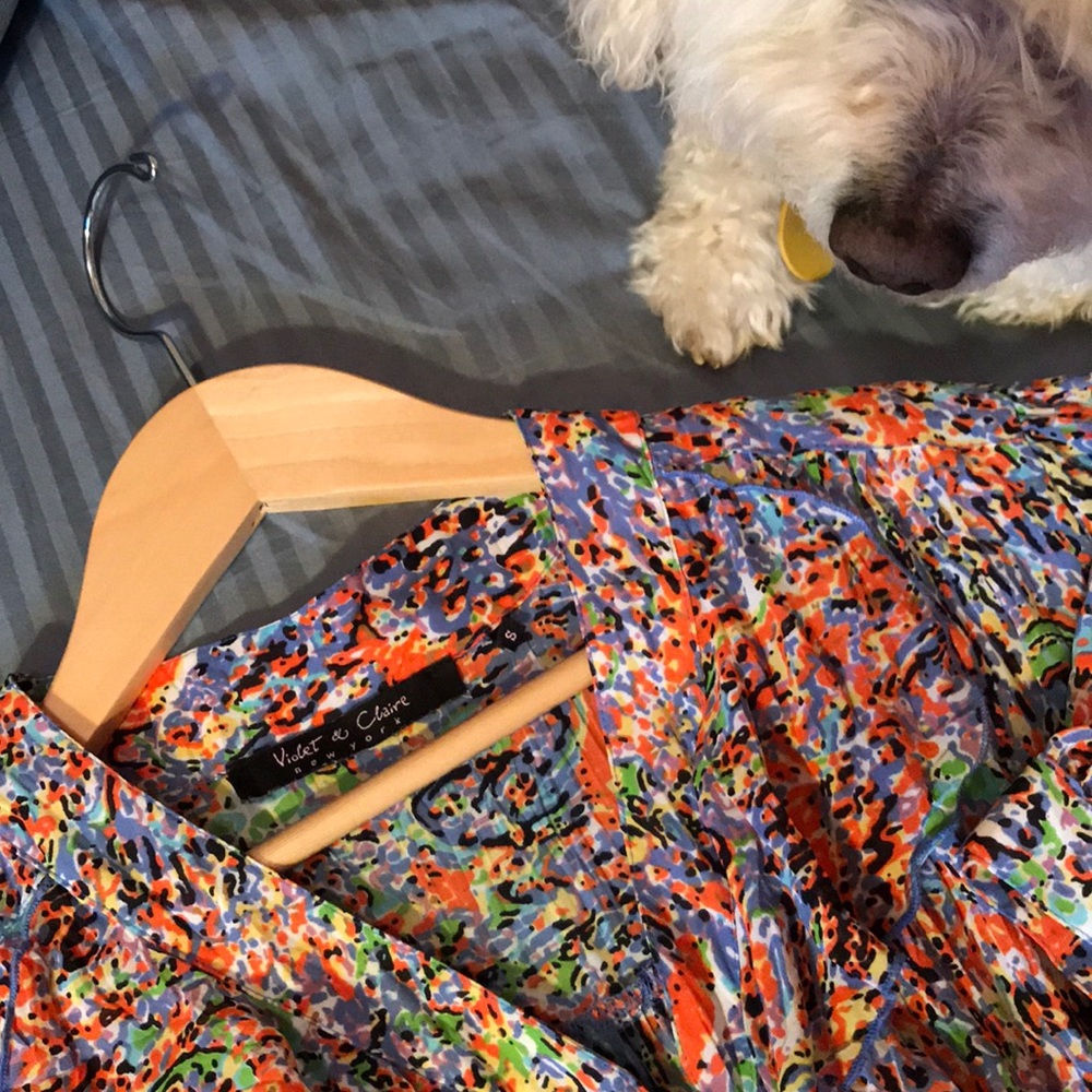 Violet & Claire NY Polyester Ruffle Spring Top - Picture 3 of 4